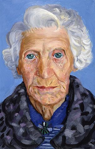 Retrato de la madre de David Hockney