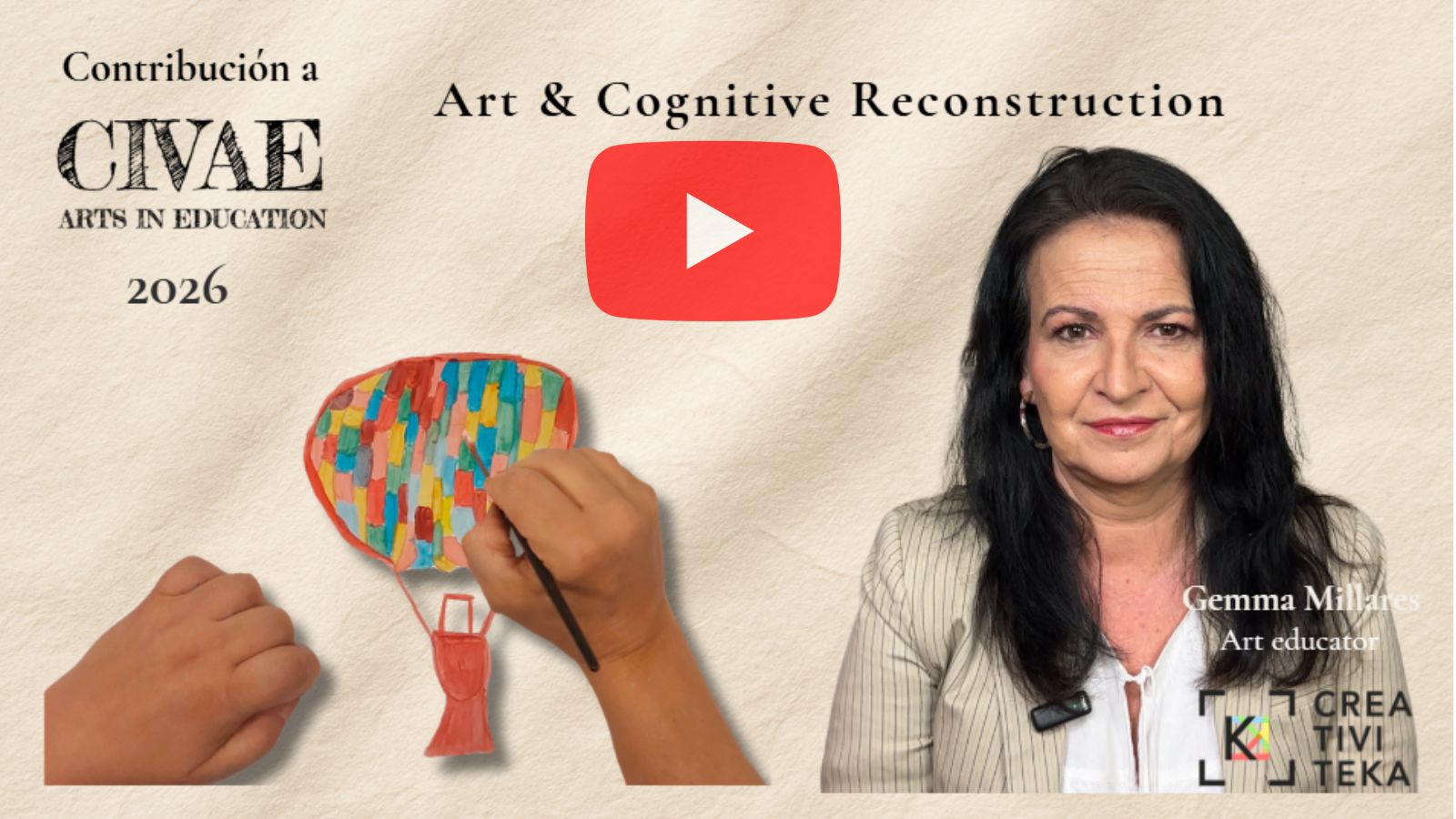 Ponencia | Práctica artística y reconstrucción cognitiva en la edad adulta (CIVAE 2026)