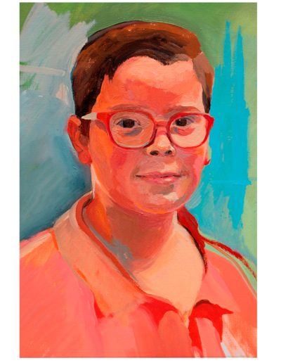 Retrato al óleo. Gemma Millares