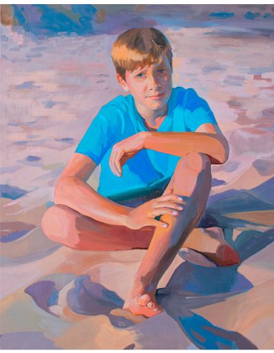 Retrato al óleo. Gemma Millares