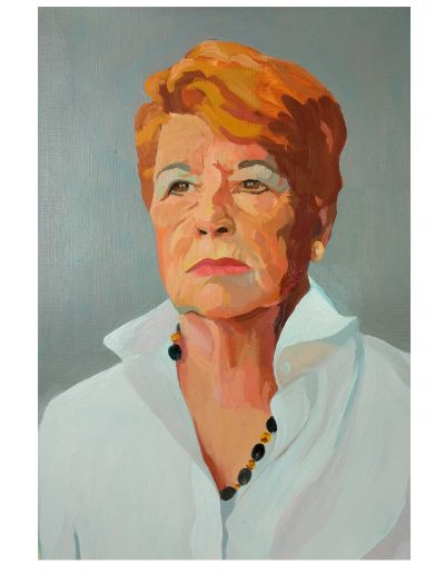 Retrato al óleo. Gemma Millares